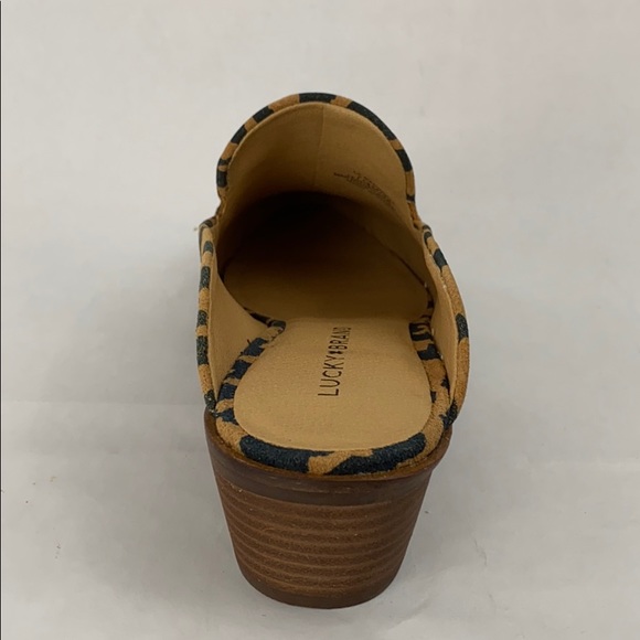 New Lucky Brand Margrete Leopard Print Mules - Picture 3 of 6